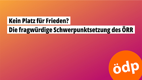 Kein Platz für Frieden? Kein Platz für Frieden?