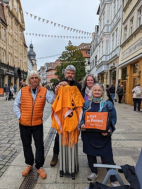 Thomas Büchner, Martin Truckenbrodt, Martina Jüngst, Angela Büchner - v.l.n.r.