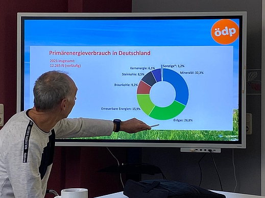 Stefan Schellenberg beim Vortrag am 9.12.2023 in Hildburghausen